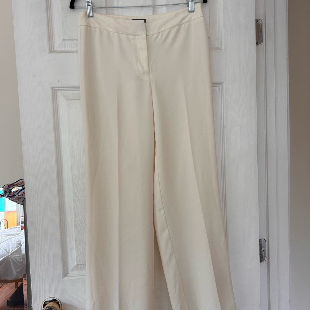 Elegant Cream Women's Pants